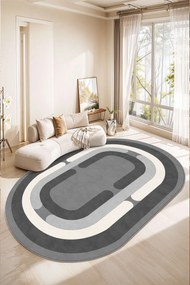 Lábtörlő, 40×60 cm – Sftkece047-Oval
