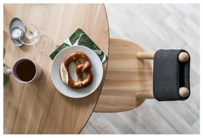 Naïve természetes tömörfa étkezőasztal, ⌀ 90 cm - EMKO