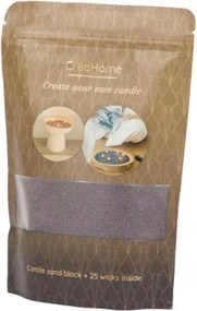 Viaszos homok csodálatos illattal Gyertyakészítő kanóc szett Fekete