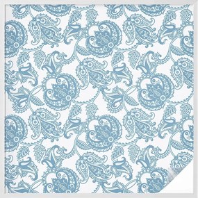 Szélvédőfólia Adatvédelem Ablak Kék díszek 100x100 cm