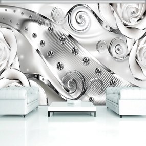 Fotótapéta - Luxus minta gyémántokkal (152,5x104 cm)