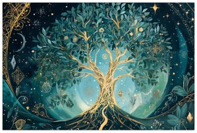 Kép – Életfa az univerzumban (90x60 cm)