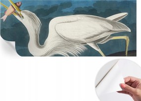 Öntapadós fotótapéta Nappaliba és Hálószobába Madár és hal 250x104 cm