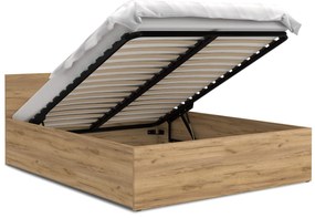 GL DOLLY egyszemélyes ágy ágyneműtartóval - craft tölgy Méret: 200x90