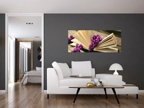 Kép egy levendula könyvről (120x50 cm)