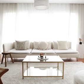 Kávésasztal ASTRO 40x90 cm arany