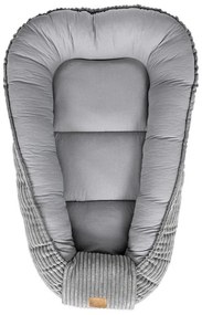 Szürke babafészek 55x83 cm – Meowbaby