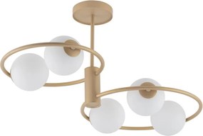 SIGMA LIGHTING 33470 AQUA Mennyezeti Csillár Fehér, Arany G9 IP20