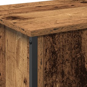 régi fa TV szekrény Régi fa Forgácslap 102 x 35 x 45 cm