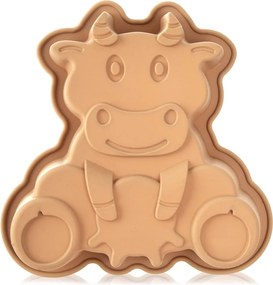 Szilikon Torta Sütőforma Tehén 3D Forma Gyerekeknek Állat