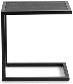 Tárolóasztal tölgyfa asztallappal 50x30 cm Daniël – Spinder Design