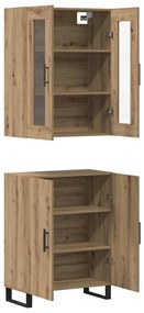 Magasfiú kézműves tölgy 69.5 x 34 x 90 cm Faanyag