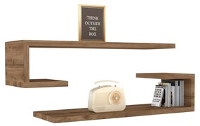 Fali polc Eldo - Walnut