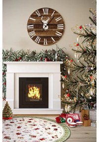 Zöld pamutkeverék kerek szőnyeg karácsonyi mintával ø 200 cm Toy's Delight Green Christmas – Villeroy&amp;Boch