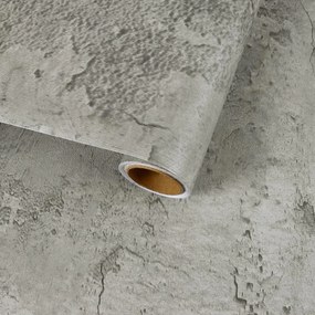 Öntapadós fali tapéta Bútorokhoz Betonhatás Szürke 60x300 cm