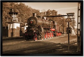 Poszterek keretben 60x40 Gőzmozdony Ty1-76