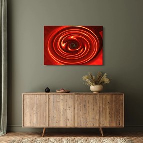Absztrakt kép - piros spirál (90x60 cm)