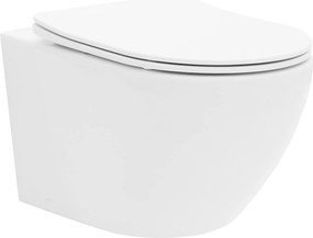 Wc Tál Rea Függesztett Lógó Fehér Carlo Mini Rimless Flat Duroplast