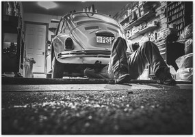 Poszterek 100x70 Garázs javítás Bogár