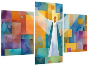 Kép - Geometrikus angyal (90x60 cm)