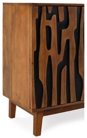 Barna mangófa komód 190x80x40 cm Kantu – MOME