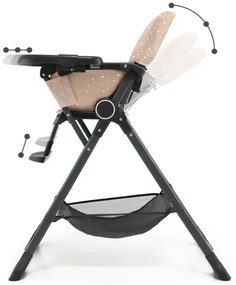 KINDERKRAFT - Gyermek étkezőszék FOLDEE rózsaszín