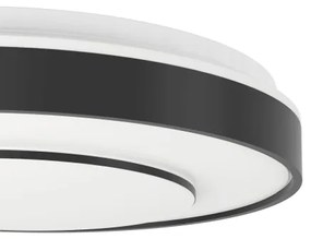 Eglo 300688 -LED RGBW fényerőszabályozható mennyezeti lámpa MONTERIGGIONI-Z LED/18,5W/230V fekete+távirányító