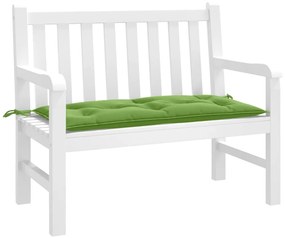 melange zöld szövet kerti pad párna 100 x 50 x 7 cm