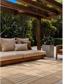 Krémszínű-natúr színű kültéri-beltéri szőnyeg 120x170 cm Haringey Allington – Ted Baker