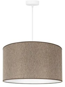 Duolla - Csillár zsinóron ROLLER ECO RECYCLING 1xE27/15W/230V átm. 45 cm barna