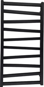 Fürdőszobai radiátor Inox 100/50 létra Fekete