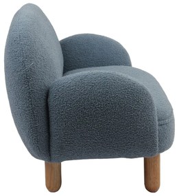 Kék buklé gyerek fotel Rocky – Vipack