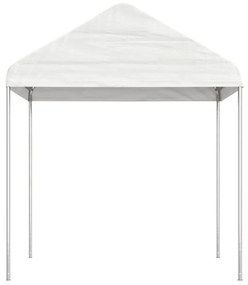 vidaXL fehér polietilén pavilon tetővel 11,15 x 2,28 x 2,69 m