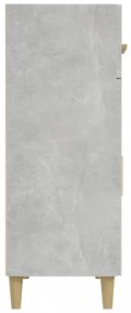 betonszürke szerelt fa tálalóasztal 69,5 x 34 x 89 cm