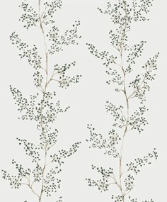 Tapéta Gally Motívum Zöld-barna Árnyalatú Flizelin Tapéta