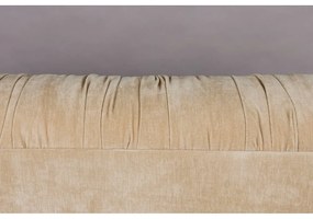 Bézs bársony kanapé 214 cm Douglas – Dutchbone