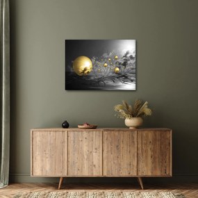 Okker gömbök képe (70x50 cm)