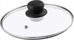 Üveg Fedő 24cm Serpenyő Edény Univerzális Hőálló