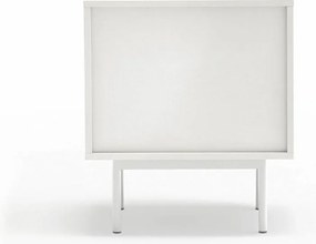 Fehér matt éjjeliszekrény Sierra – Teulat