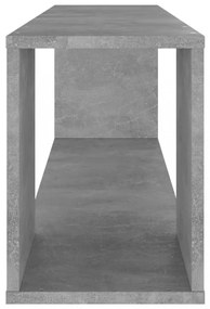 betonszürke szerelt fa TV-szekrény 100 x 24 x 32 cm