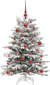 Műanyag Hajtogatós Karácsonyfa Fehér 120 cm PE és PVC