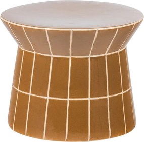 Kerámia kerek tárolóasztal ø 38 cm Plu – WOOOD