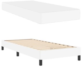 Ágy Tiszta fehér 80 x 200 cm Műbőr