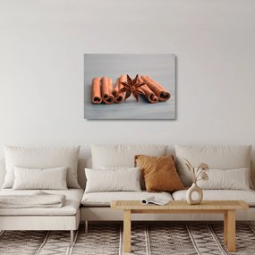 A fahéj képe (üvegen) (70x50 cm)