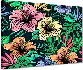 Vászonkép 40x30 Monstera Zöld levél