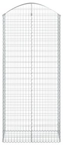 íves horganyzott vas gabion kosár 100x50x220/240 cm