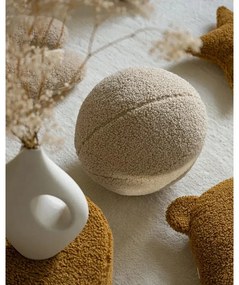 Világosbarna buklé párna gyerek kanapéhoz Ball – Wigiwama