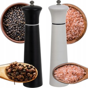 Bors- és sódaráló Kézi exkluzív fa fűszerdaráló