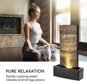 Blumfeldt Raincastle, kerti szökőkút, 12 LED dióda, 8 W-os szivattyú, IPX8, Loopflow Concept