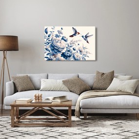 Kép - Kolibrik a virág felett (90x60 cm)